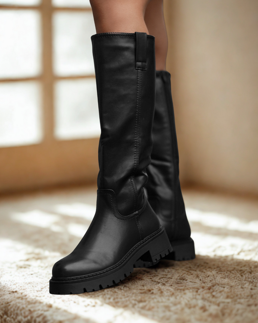Elvira Botas Altas - Black