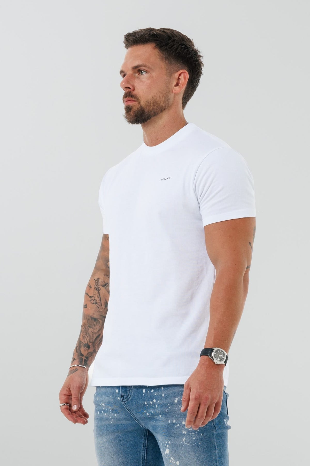 CAMISETA BÁSICA PREMIUM - BLANCA