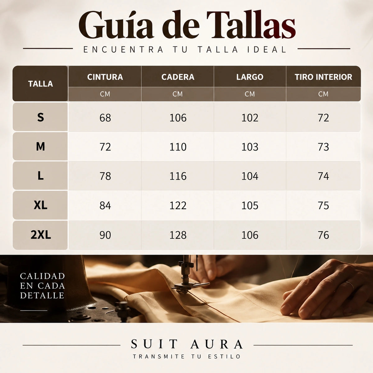 Pantalón de corte holgado y tiro alto – Tejido suave y comodidad total