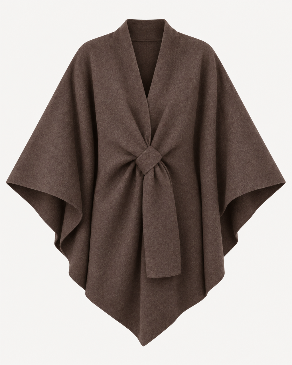 Poncho Holgado Con Nudo