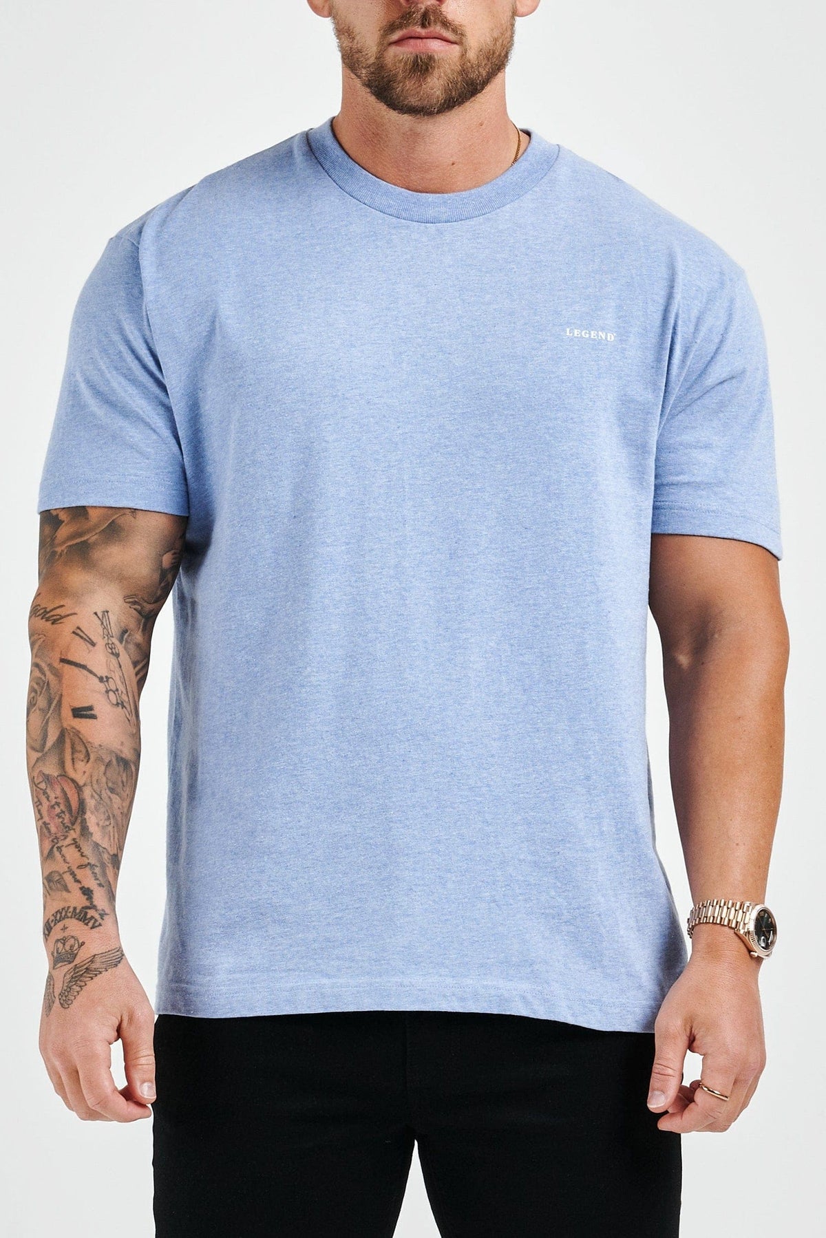 CAMISETA BÁSICA PREMIUM - AZUL CLARO