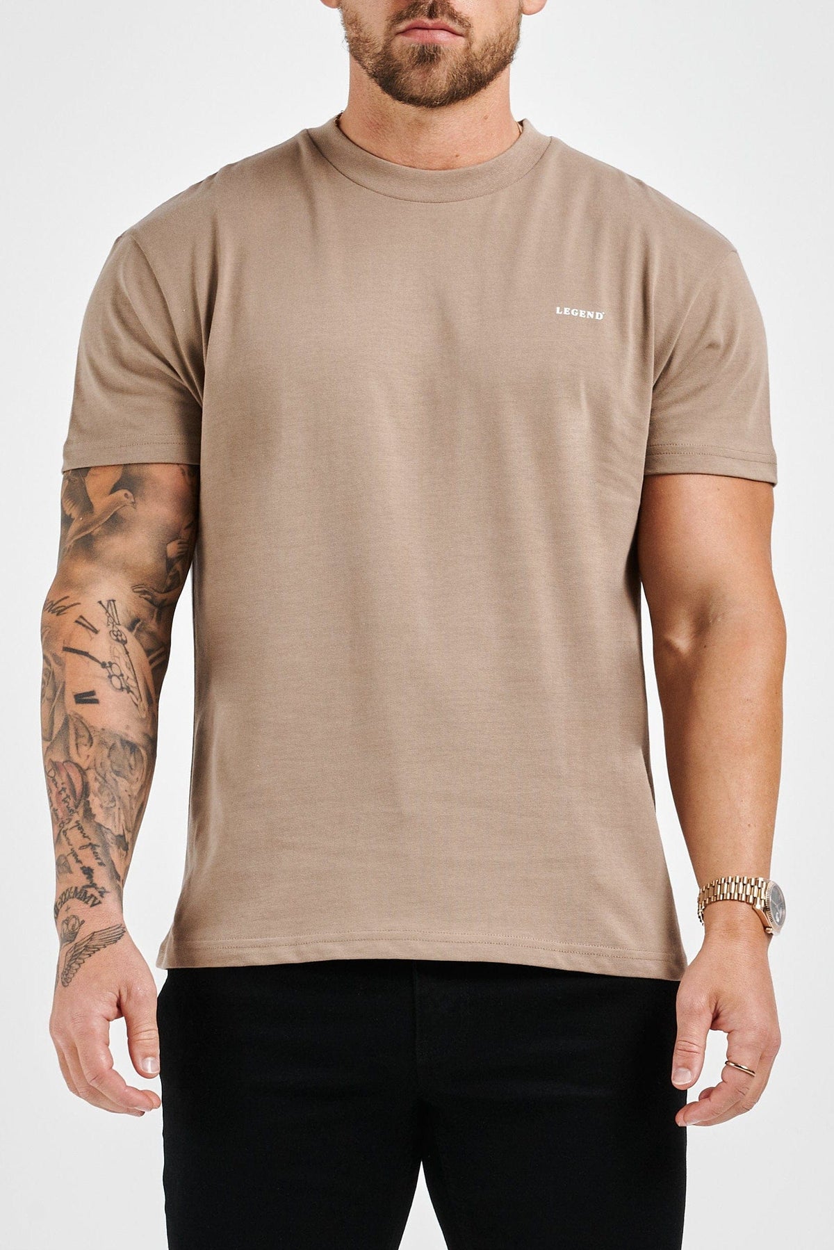 CAMISETA BÁSICA PREMIUM - BEIGE