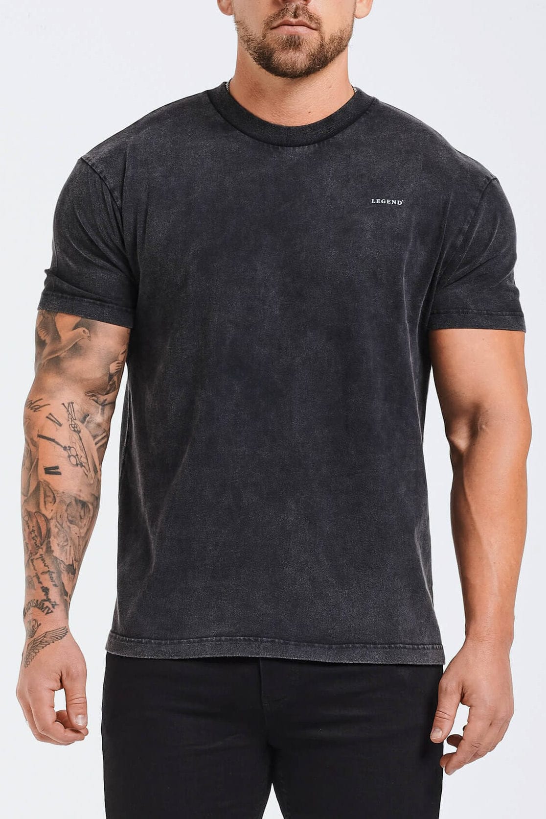 CAMISETA BÁSICA PREMIUM - GRIS LAVADO