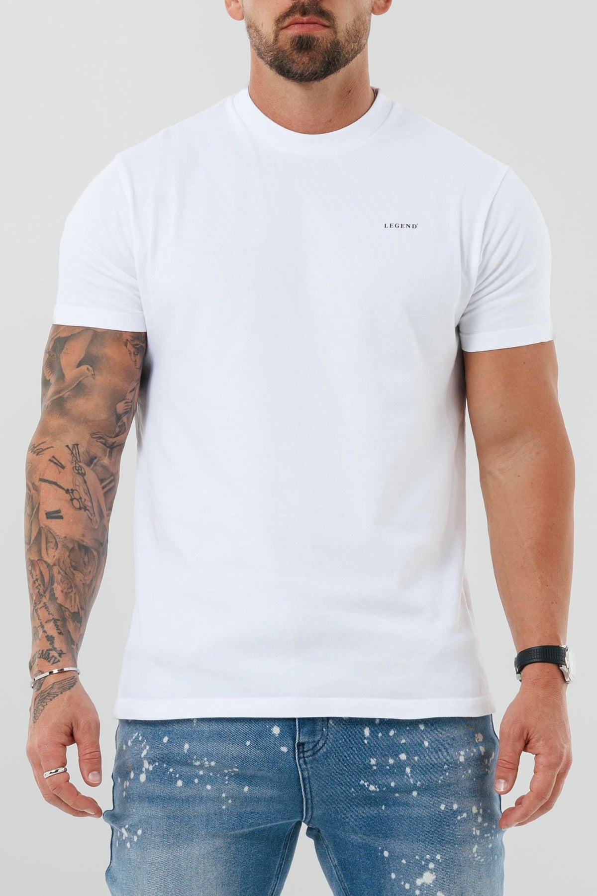 CAMISETA BÁSICA PREMIUM - BLANCA