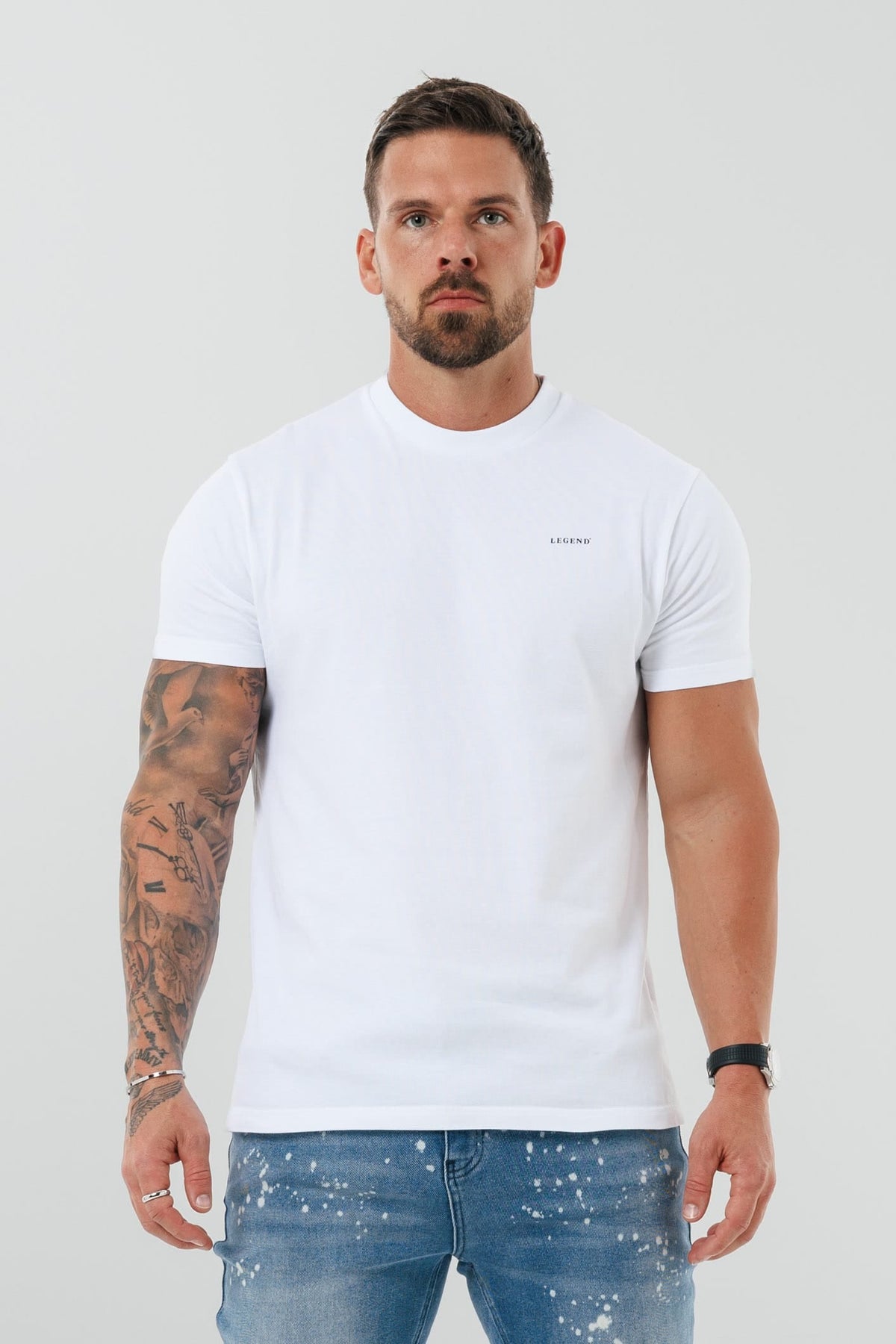 CAMISETA BÁSICA PREMIUM - BLANCA