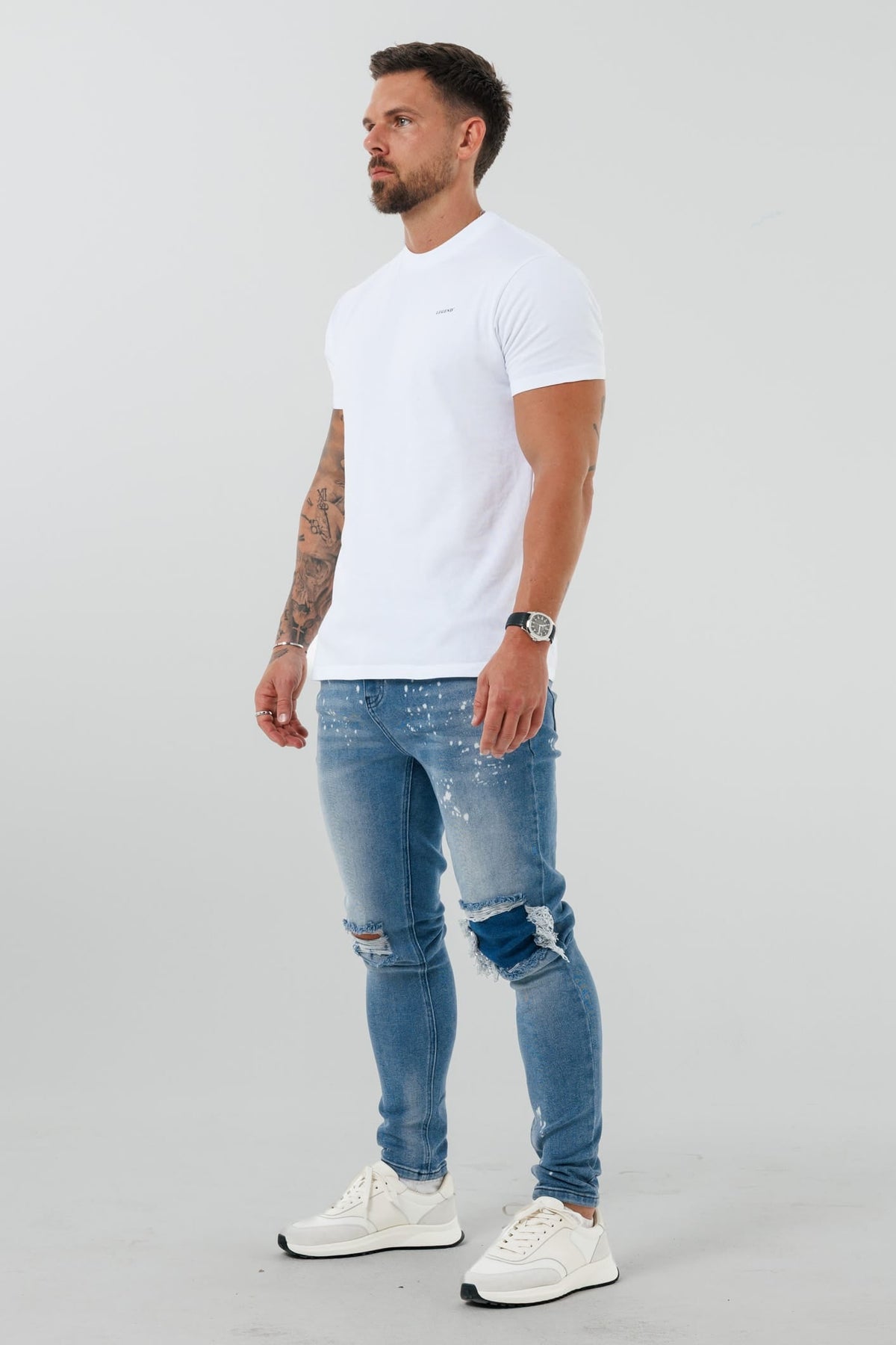 CAMISETA BÁSICA PREMIUM - BLANCA