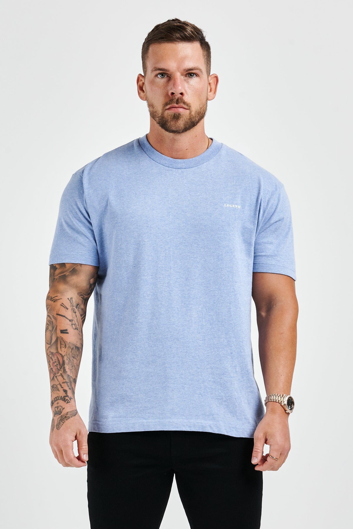 CAMISETA BÁSICA PREMIUM - AZUL CLARO
