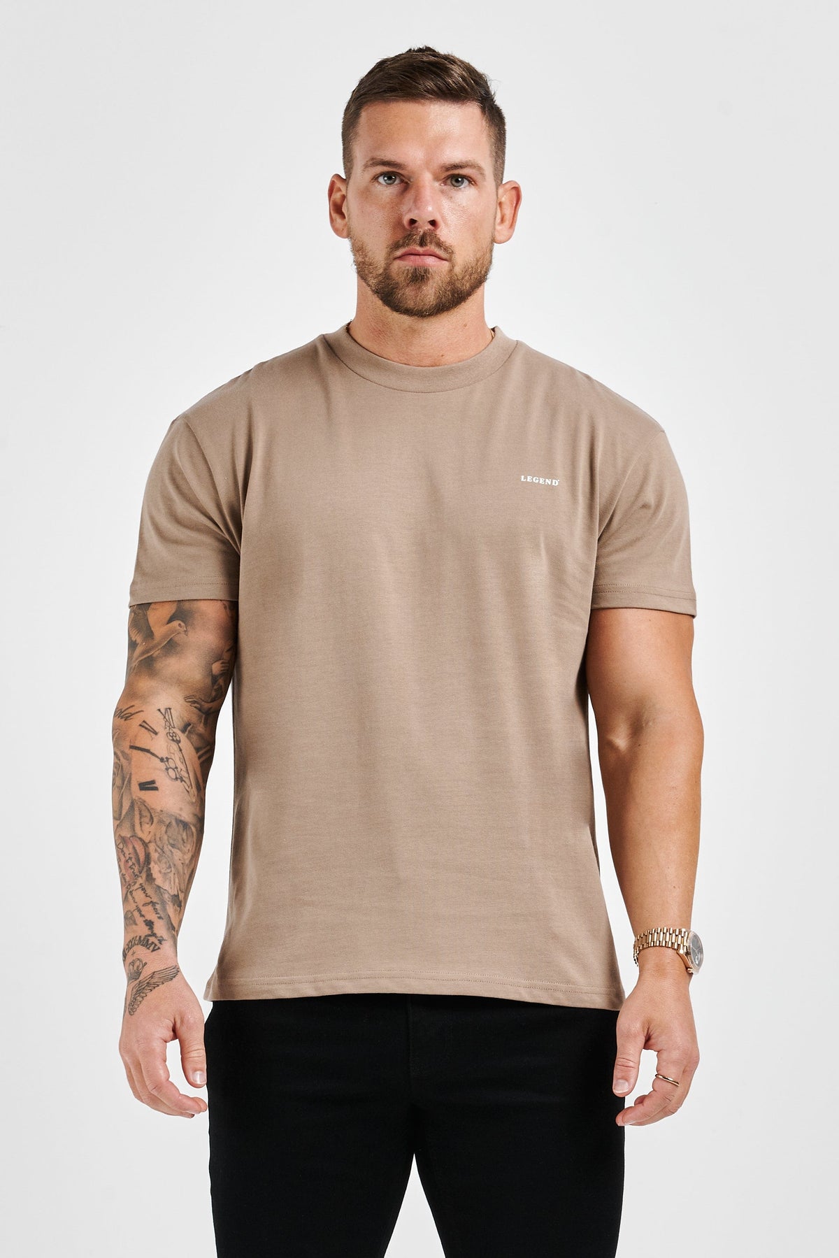 CAMISETA BÁSICA PREMIUM - BEIGE