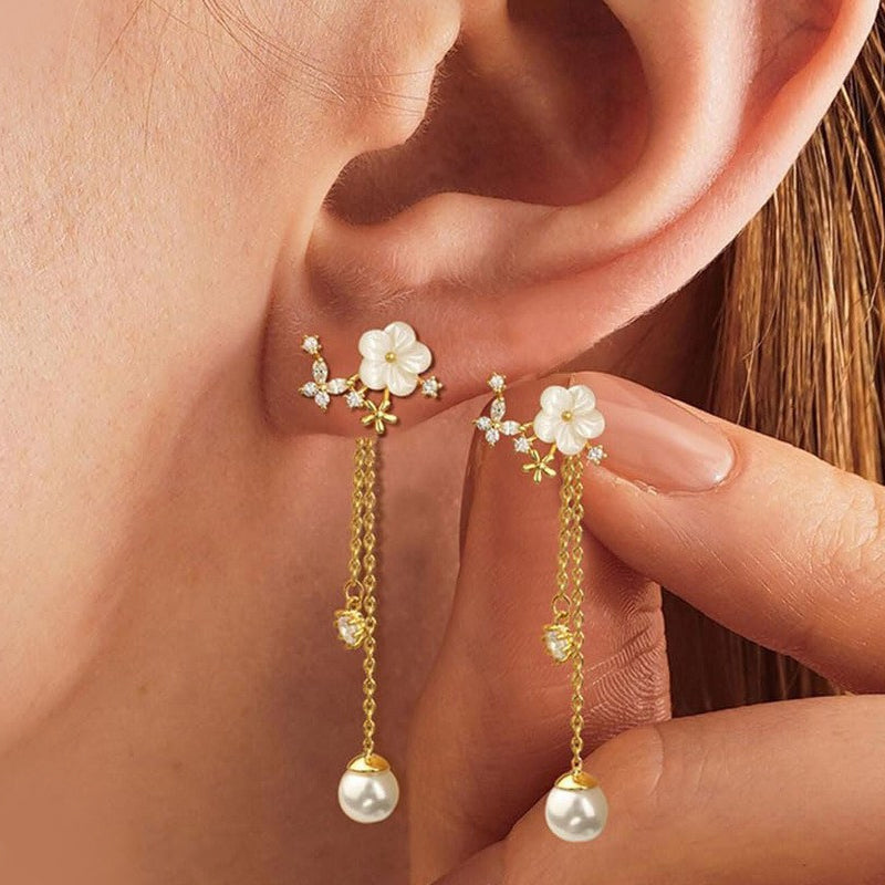 Pendientes de flor
