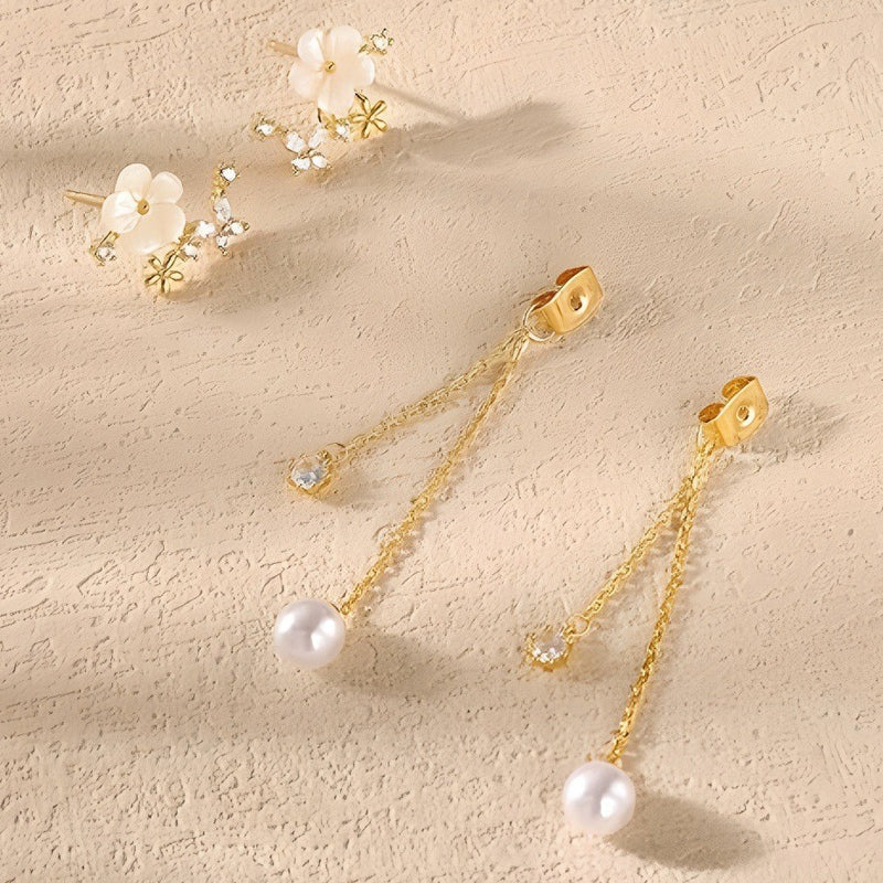 Pendientes de flor