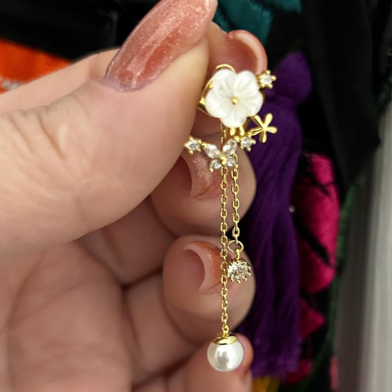 Pendientes de flor