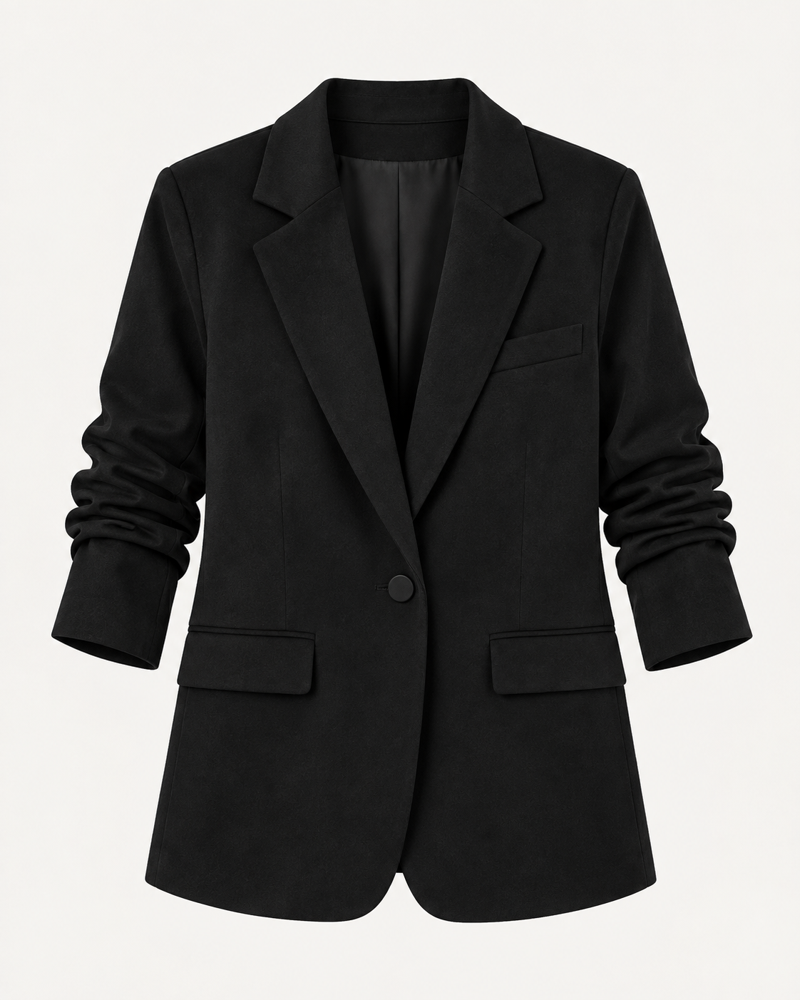 Blazer Suelto de Gamuza