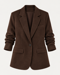Blazer Suelto de Gamuza